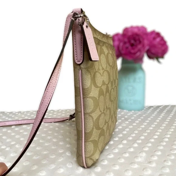 Coach Beige and Pink Crossbody Bag - Picture 3 of 10
